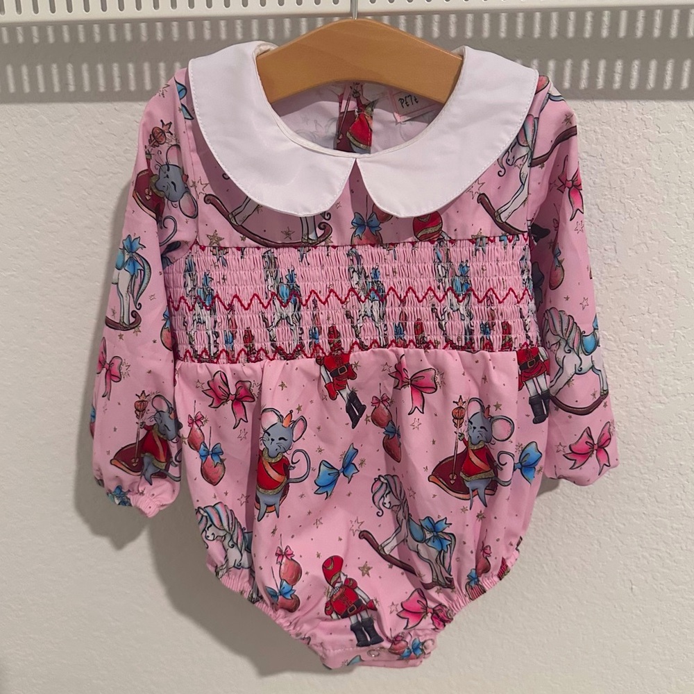 Pete & Lucy Nutcracker Bubble Romper